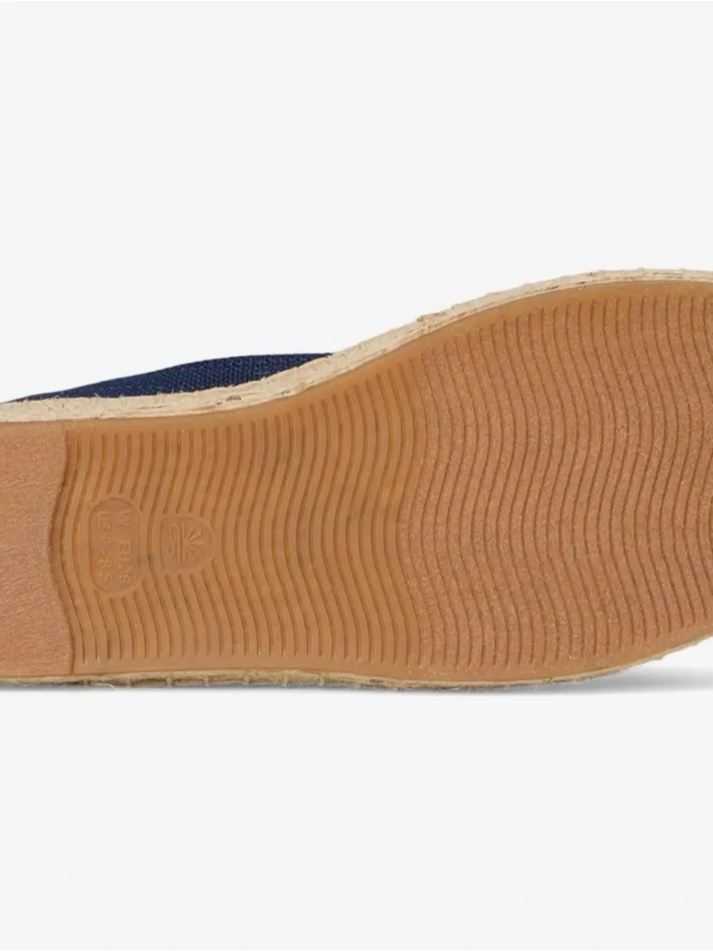 SOLUDOS BLUE ARMADA Canvas Espadrille Flats! BRAND NEW! Size 11-11.5M